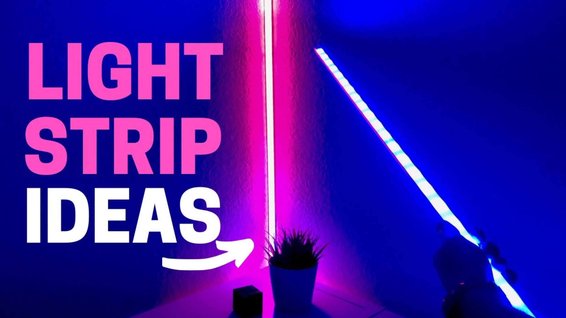 4 ideas of where to put the light strips